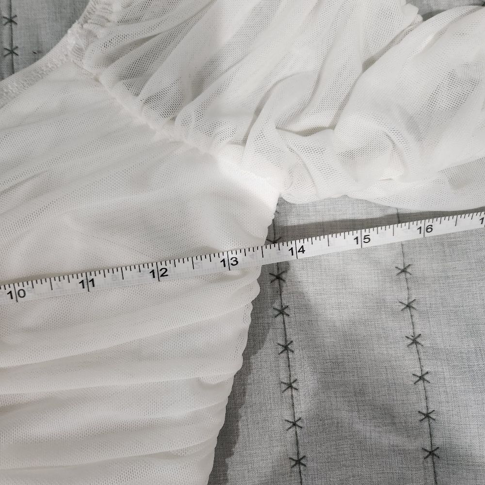 Windsor White Ruchet Mini Dress - Picture 4 of 5